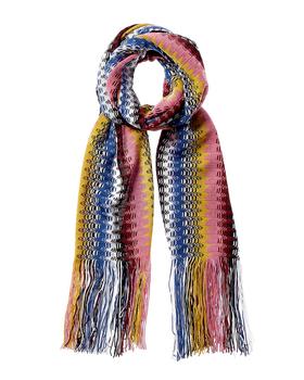 Missoni | Missoni Wool-Blend Scarf, Red商品图片,3.7折×额外8.5折, 额外八五折