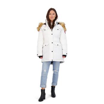 Canada Weather Gear | Canada Weather Gear Parka Coat for Women-Insulated Faux Fur Hooded Winter Jacket商品图片,3折×额外9折, 独家减免邮费, 额外九折