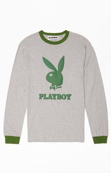 Playboy | By PacSun Contrast Long Sleeve T-Shirt商品图片,