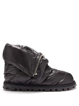 product Zipped quilted ski boots image
