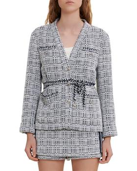maje外套, Maje | Vetrole Belted Tweed Jacket商品图片 6折