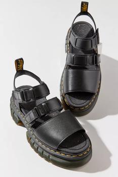 推荐Dr. Martens Ricki Leather 3-Strap Platform Sandal商品