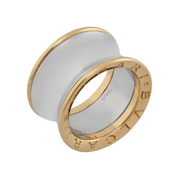 推荐Bvlgari B.zero1 Anish Kapoor Pink Gold and Steel Ring Size 51商品