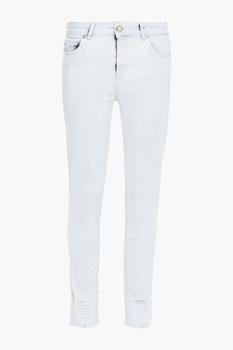 IRO | Jelsa distressed mid-rise skinny jeans商品图片,3折