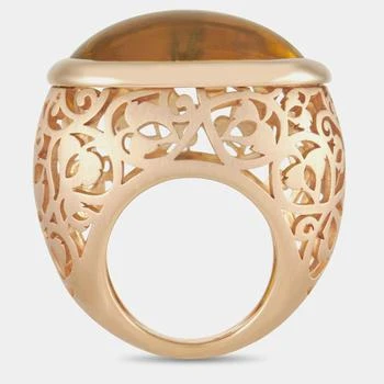 [二手商品] Pomellato | Pomellato Arabesque 18K Rose Gold Amber Ring US 5.25,商家The Luxury Closet,价格¥23063
