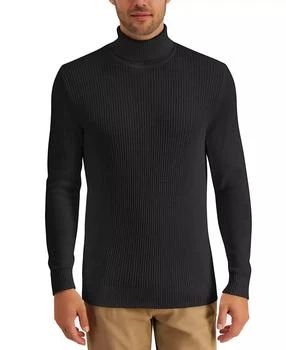 Club Room | Men's Textured Cotton Turtleneck Sweater, Created for Macy's,商家Macy's,价格¥224