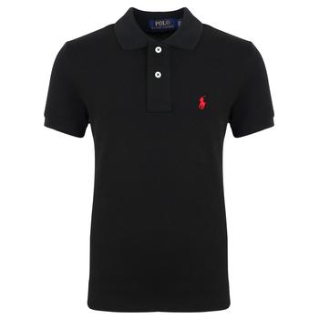Ralph Lauren | Black Custom Fit Short Sleeve Polo Shirt商品图片,4折×额外9折, 额外九折