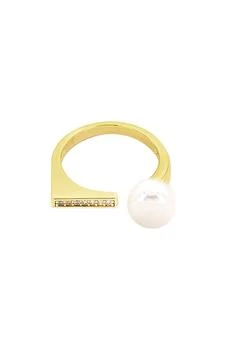 Panacea | Crystal & Freshwater Pearl Ring,商家Nordstrom Rack,价格¥84