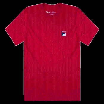 推荐FILA 红色男士T恤 MN81A003-RED商品