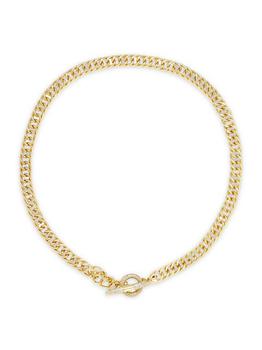 商品Ettika Jewelry | All About That Chain 18K Gold-Plate & Crystal Necklace,商家Saks Fifth Avenue,价格¥431图片