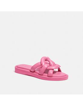 蔻驰女鞋, Coach | Coach Georgie Slide 7, Colour: Candy Pink商品图片 