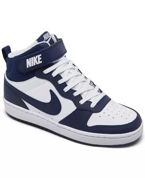 NIKE | Big Kids Court Borough Mid 2 Casual Sneakers from Finish Line,商家Macy's,价格¥642