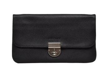 Longchamp | Longchamp Black Le Foulonne Leather Pouch商品图片,6.3折