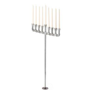 推荐Industrial Antique Pipe Hanukkah Menorah商品