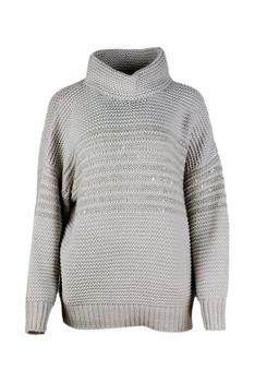 推荐Brunello Cucinelli Women's  Beige Cashmere Sweater商品