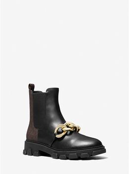 product Scarlett Embellished Leather and Logo Boot image
