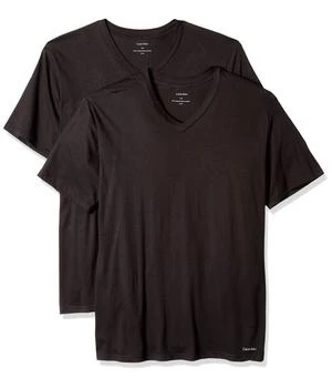 Calvin Klein | Men's Big and Tall Cotton Classics V Neck Tshirts 