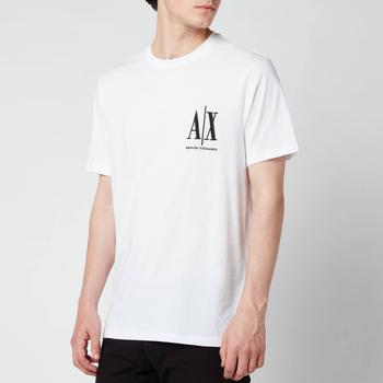 Armani Exchange | Armani Exchange Men's Small Ax Logo T-Shirt - White商品图片,7.1折