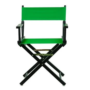 Casual Home | 18" Director's Chair Black Frame-Green Canvas,商家Premium Outlets,价格¥667