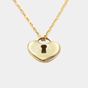 [二手商品] Tiffany & Co. | Tiffany & Co. Heart Lock 18K Rose Gold Necklace商品图片,