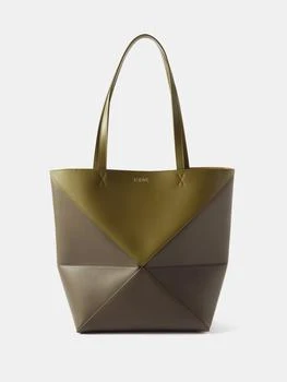 推荐Puzzle Fold medium leather tote bag商品