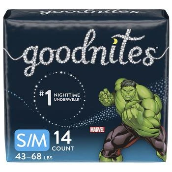goodnites | Boys' Nighttime Bedwetting Underwear S/M,商家Walgreens,价格¥124