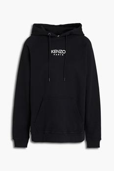 推荐Printed French cotton-terry hoodie商品