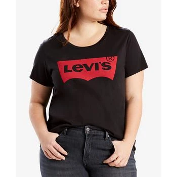Levi's | Trendy Plus Size Perfect Logo Cotton T-Shirt 