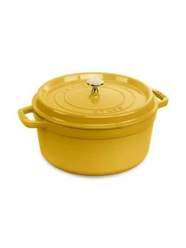 Staub | Citron Enameled Cast Iron Dutch Oven,商家Saks OFF 5TH,价格¥2999