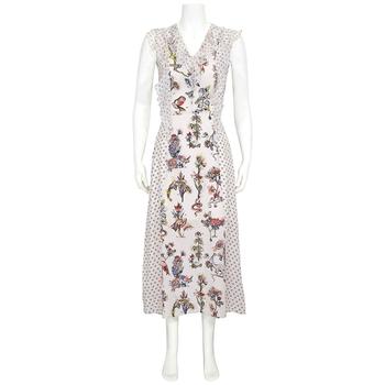 推荐Markus Lupfer Ladies Long Flower Silk Dress, Brand Size 6商品