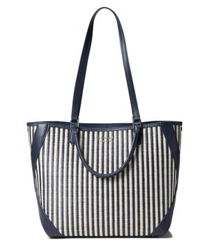 kate spade tote单肩包, Kate Spade | Buddie Striped Straw Small Tote商品图片 4.3折