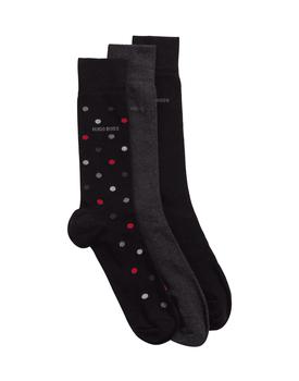 Hugo Boss | 3 Pack Spot Socks商品图片,满$175享9折, 满折