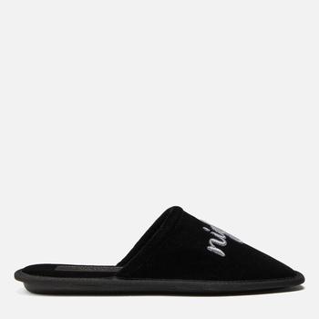 kate spade鞋, Kate Spade | Kate Spade New York Women's Hoo Hoo Velvet Slippers - Black商品图片 4折