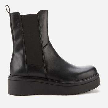 Vagabond | Vagabond Women's Tara Leather Chunky Chelsea Boots - Black商品图片,额外6.8折, 额外六八折