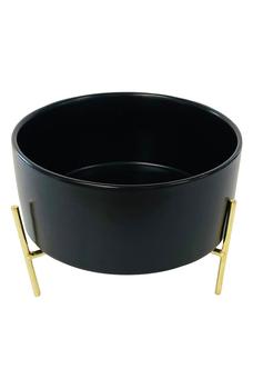 商品DOGS OF GLAMOUR | Luxury Footed Black Bowl,商家Nordstrom Rack,价格¥371图片