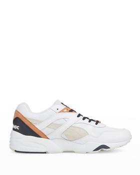 推荐Men's R698 Reverse Classics Faux Leather & Mesh Sneakers商品