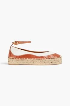 Zimmermann | Canvas and leather espadrilles,商家THE OUTNET US,价格¥1215