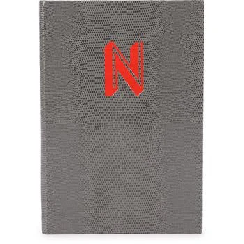 Sloane Stationery | Letter n designer notebook in grey,商家BAMBINIFASHION,价格¥297