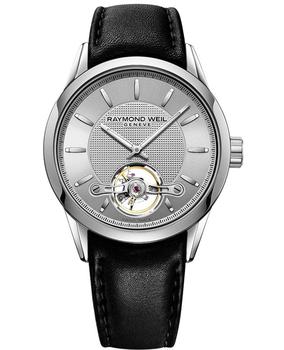 雷蒙威是什么牌子, Raymond Weil | Raymond Weil Freelancer Automatic Silver Dial Black Leather Strap Men's Watch 2780-STC-65001商品图片 7折