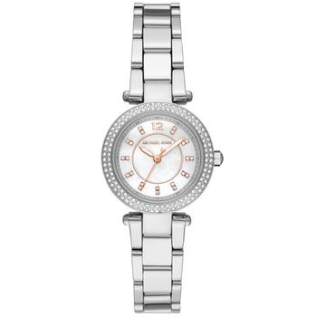 Michael Kors | Women's Parker Silver-Tone Stainless Steel Bracelet Watch 28mm商品图片,5折