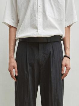 商品NICK NICOLE for MEN | Hidden Leather Belt Black,商家W Concept,价格¥538图片