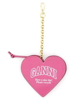 Ganni | GANNI "FUNNY HEART" COIN PURSE 6.6折