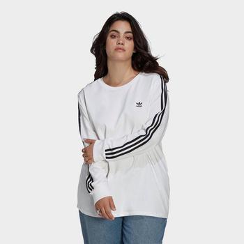 推荐Women's adidas Originals Adicolor Classics Long-Sleeve T-Shirt (Plus Size)商品