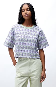 推荐Jacquard Flower Boxy T-Shirt商品