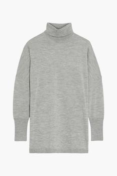 N.PEAL | Mélange cashmere turtleneck sweater商品图片,6折