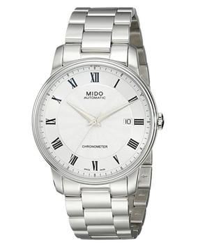 推荐Mido Baroncelli Silver Dial Steel Men's Watch M010.408.11.033.00商品