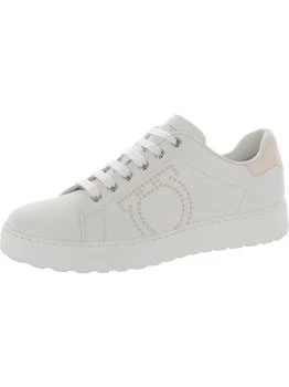 Salvatore Ferragamo | Pierre Womens Leather Low Top Casual and Fashion Sneakers 4.8折起