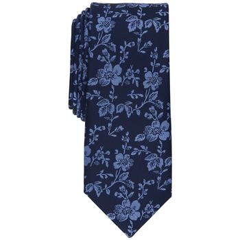 Bar III | Men's Faris Skinny Floral Tie, Created for Macy's商品图片,4折, 独家减免邮费