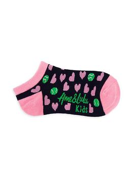 商品Ame & Lulu | Little Kid's Hearts Happy Feet Socks,商家Saks Fifth Avenue,价格¥60图片