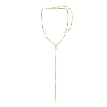 Ettika Jewelry | Sparkling Strip 18K Gold Plated Lariat Necklace,商家Macy's,价格¥410
